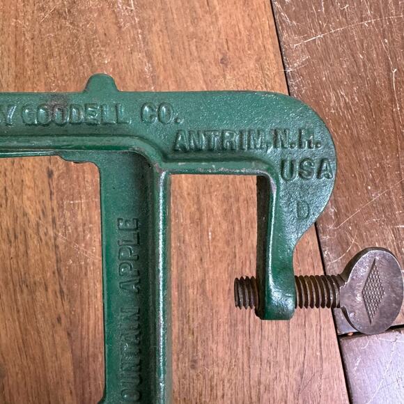 Vintage 1950s Cast Iron White Mountain Apple Peeler Parer Corer Slicer - Picture 3 of 5